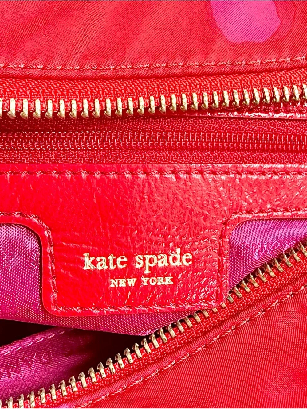 Kate Spade New York Red Polka Dot Shoulder Bag